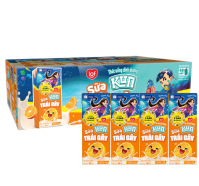 Thùng 48 hộp Sữa trái cây Kun hương cam 180ml