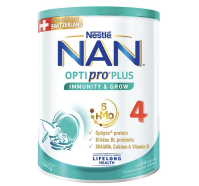 Sữa Nan Optipro Plus 4 800g với 5HMO ( 2-6 tuổi )
