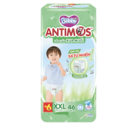 Tã quần Bobby Antimos Xua Muỗi (size XL, 46+6 miếng)