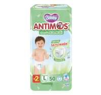 Tã quần Bobby Antimos Xua Muỗi (size L, 50+2 miếng)