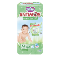 Tã quần Bobby Antimos Xua Muỗi (size M52 miếng)