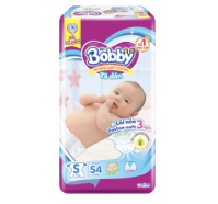 Bobby tả dán siêu thấm - khô thoáng (S, 4-8kg, 5-8kg )