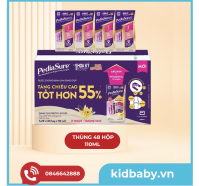 Thùng 48 hộp sữa pha sẵn Abbott PediaSure hương vani 110 ml (1 - 10 tuổi)