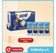 Thùng 48 hộp sữa pha sẵn Nutifood NuVi Grow 180 ml
