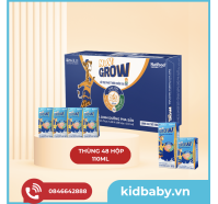 Thùng 48 hộp sữa pha sẵn Nutifood NuVi Grow 110 ml