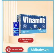 Sữa Tươi Tiệt Trùng có đường Vinamilk 180ml ( 1 thùng 48 hôp )