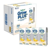 Thùng 24 hộp sữa dinh dưỡng pha sẵn GrowPLUS Bạc hương chuối 180ml
