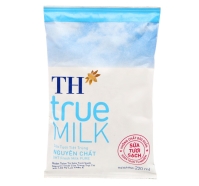 Bịch sữa tươi tiệt trùng TH true MILK không đường 220ml