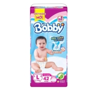 Tã dán Bobby size L42 ( 9-13 kg)