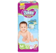 Tã quần Bobby size M42 ( 6-10 kg)