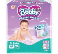 Tã quần Bobby size M96 miếng (6 - 11 kg)