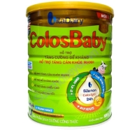 Sữa ColosBaby Gold 0+ vị thanh nhạt lon 800g ( 0-12 tháng) 