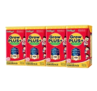 Lốc 4 hộp sữa pha sẵn Nutifood GrowPLUS+ đỏ có đường 1+ 110ml