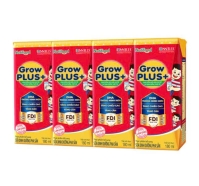 Lốc 4 hộp sữa pha sẵn Nutifood GrowPLUS+ đỏ có đường 1+ 180ml
