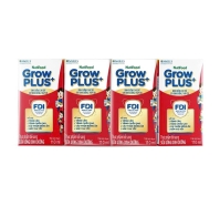 Lốc 4 hộp sữa pha sẵn Nutifood GrowPLUS+ đỏ ít đường 1+ 110ml