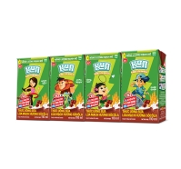 Lốc 4 hộp Sữa trái cây Kun hương socola 110ml