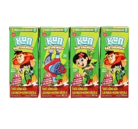 Lốc 4 hộp Sữa trái cây Kun hương socola 180ml