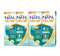 Lốc 4 hộp sữa pha sẵn Nestlé NAN Grow 180ml