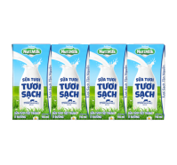 Lốc 4 hộp sữa tươi tiệt trùng Nutimilk ít đường 110ml