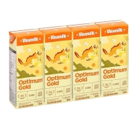 Lốc 4 hộp sữa bột pha sẵn Optimum Gold hộp 180ml