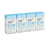 Lốc 4 hộp sữa tươi tiệt trùng TH true MILK ít đường 110ml