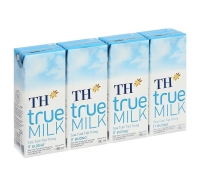 Lốc 4 hộp sữa tươi tiệt trùng TH true MILK ít đường 180ml