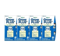 Lốc 4 hộp sữa pha sẵn Nutifood GrowPLUS+ xanh nhạt 1+ 110ml 