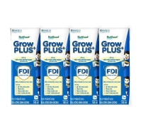 Lốc 4 hộp sữa pha sẵn Nutifood GrowPLUS+ xanh nhạt 1+ 180ml 