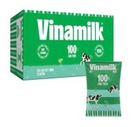 Thùng 48 bịch sữa tươi tiệt trùng Vinamilk có đường 220 ml
