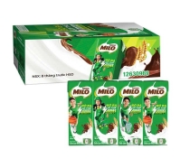 Thùng 48 hộp thức uống lúa mạch Nestlé Milo có đường 180ml 