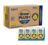 Thùng 48 hộp sữa non pha sẵn Nutifood GrowPLUS+ vàng 2+ 110ml