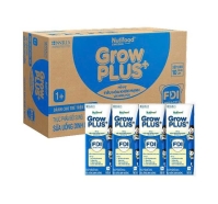 Thùng 48 hộp sữa pha sẵn Nutifood GrowPLUS+ xanh nhạt 1+ 180ml 