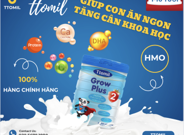 Với giá trị dinh dưỡng cao cùng với mức giá phải chăng, Sữa dinh dưỡng Ttomil Nhật Bản nhanh chóng chiếm trọn trái tim hơn 1,2 triệu người tiêu dùng Việt Nam.