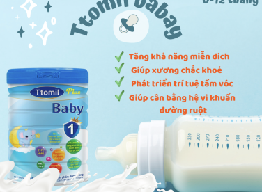 Sữa Ttomil baby 1 ( 0-12 tháng tuổi )