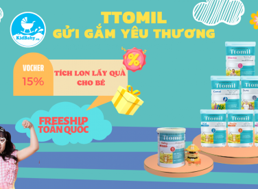 Sản phẩm sữa dinh dưỡng Ttomil: đồng hành cùng con yêu của bạn